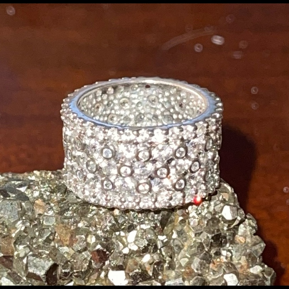 Sterling Silver 925 Cigar Band Ring Size 7